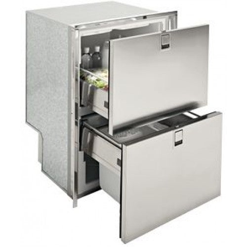 Isotherm DR160 Inox Stainless Steel Two Drawer Fridge Only - 155 Litre - (3160BMA1C)) - DC Fridge