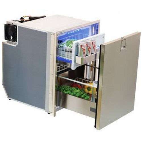 Isotherm DR130 Inox Stainless Steel Drawer Fridge/Freezer - 130 Litre Single Draw (D130DNEIA1) - DC Fridge