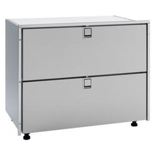 Isotherm DR190 Inox Stainless Steel Two Drawer Fridge Only - 190 Litre - 381644 (3190BA7C) - DC Fridge