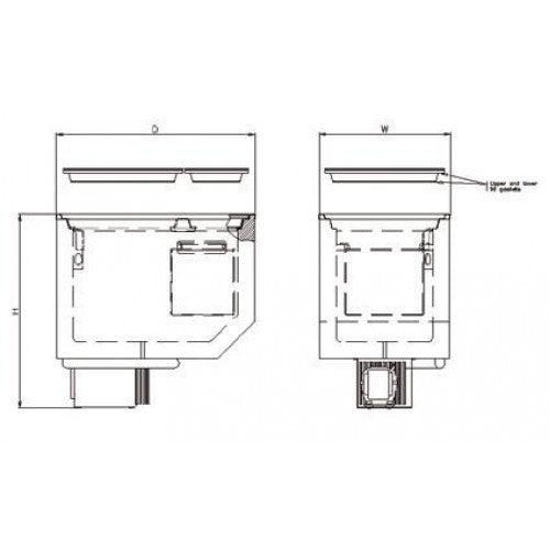 Isotherm BI 53F - 53 Litre Build-in Top Loading Marine Freezer - (3053BC2B0) - DC Fridge