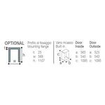 Vitrifrigo DP150i AirLock 150 Litre 2 Door Fridge Freezer 12/24VDC- DP150i 044916 051585 Vitrifrigo
