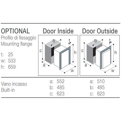 Vitrifrigo - C90i (internal cooling unit) - DC Fridge