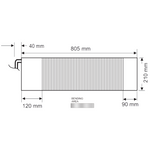 Flat Evaporator 160F - R134A - Veco - DC Fridge