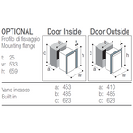 Vitrifrigo C60i Standard 60 Litre Fridge Freezer - Flush Fitting Frame - C60i 043584 - DC Fridge