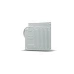 Vitrifrigo Flat Evaporator Plate PT4 with Couplings - DC Fridge